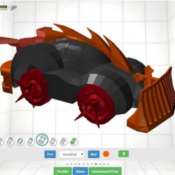 3DRACERS - ARMAGEDDON CAR