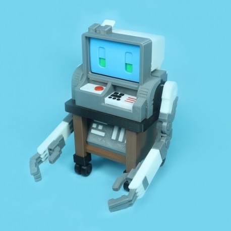 RETRO COMPUTER ROBO ربات ریترو بامزه